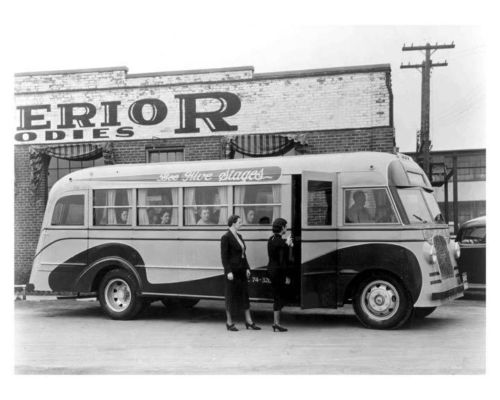 1937 Studebaker J25MB Superior Bus Photo Poster