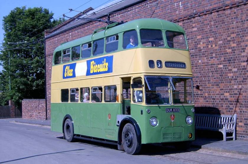 1946 Sunbeam W trolleybus, rebodied by Roe in 1959a