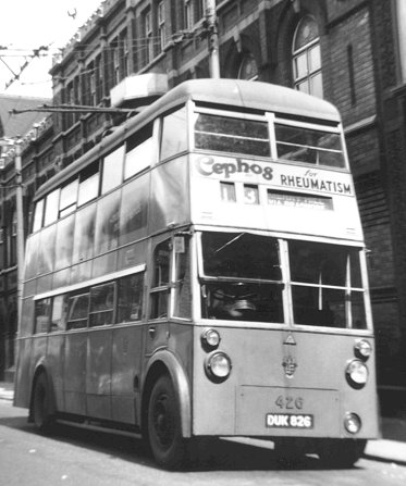 1946 W4 Sunbeam chassis fitted with a Park Royal body. It entered service with Wolverhampton Corporation Transport