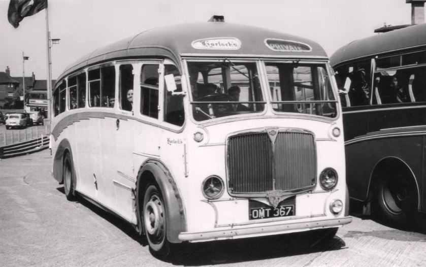 1947 Maudslay Marathon III Strachans FC33F , new with Enterprise Coaches of Kenton , Middlesex