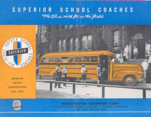 1948 Superior Pioneer School Bus Sales Brochure
