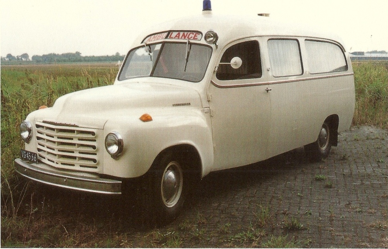 1950 Ambulance Studebaker 2R10-22 Trapman ambulance