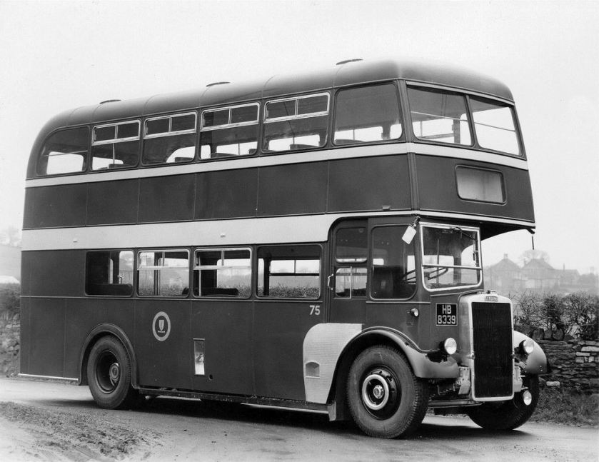 1950 Leyland Double Decker Bus at Longwell Green Coach Works BS30.