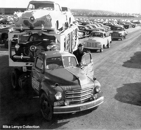 1951 Studebaker on hauler