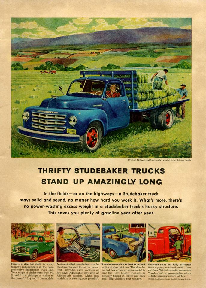 1952 Studebaker ad.