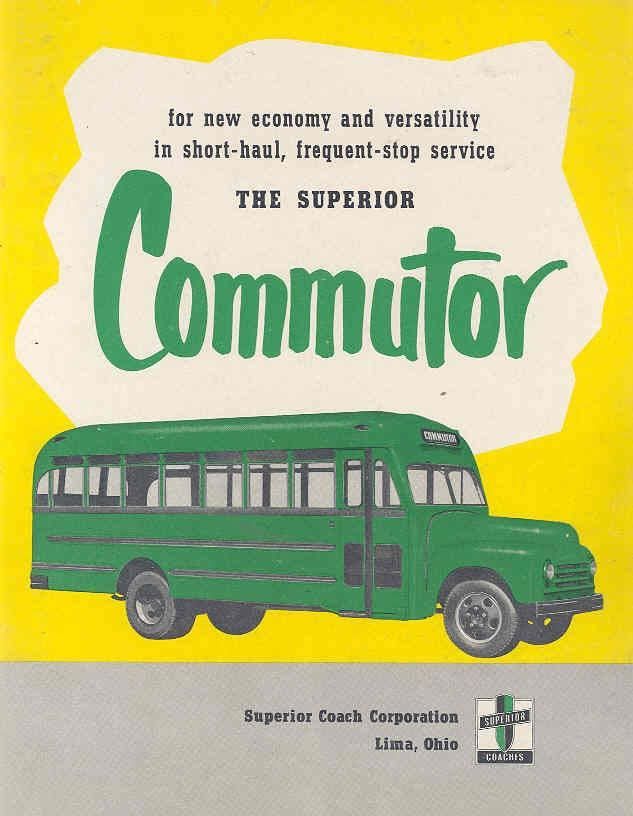 1952 Superior Commutor Bus Brochure