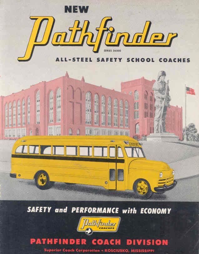 1952 Superior Pathfinder School Bus Brochure