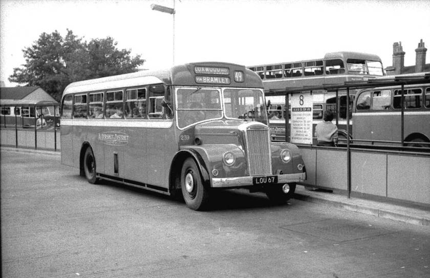 1954 Dennis P5 Falcons with Strachan B30F bodies