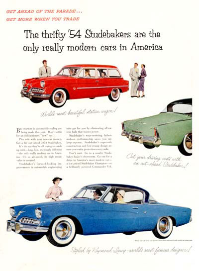 1954 Studebaker reclame