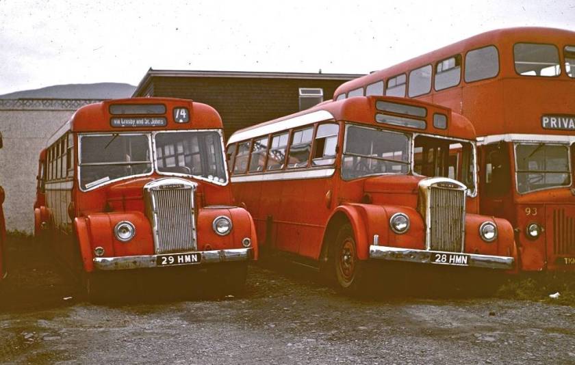 1956 Dennis Falcons with Strachan B30F bodies