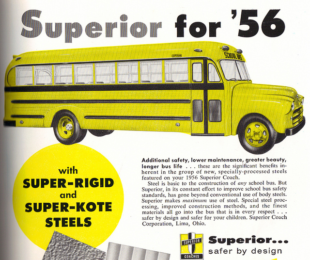 1956 Superior School Bus 1956
