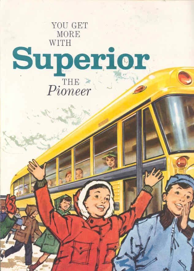 1958 Superior Pioneer School Bus Prestige Brochure