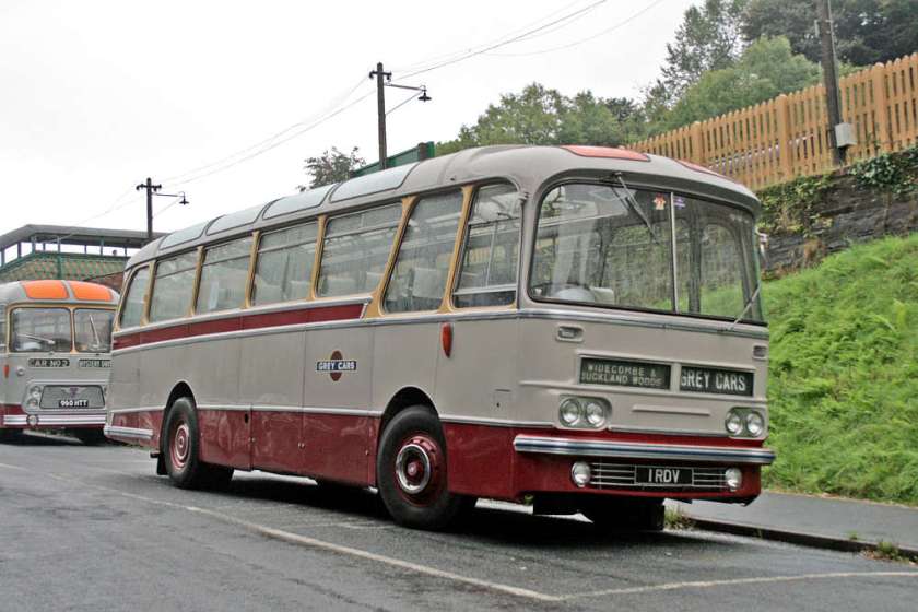 1962 AEC Reliances with the 7’6” wide variant of the Harrington Cavalier body
