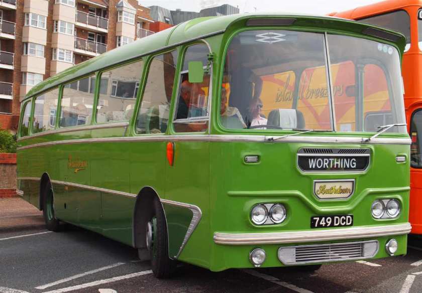 1963 Leyland Leopard L2T fitted with a Harrington C28F short Grenadier body