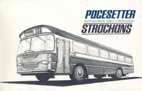 1965 AEC Reliance Leyland Lepard Strachans Bus Brochure