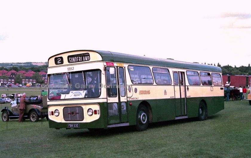 1967 Leyland Panther 88, GBR88E, with Strachans bodywork FBR53D