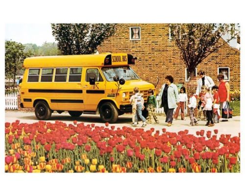 1978 Superior Chevrolet Van School Bus Factory Photo