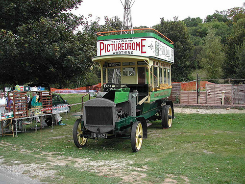 1914 Tilling Stevens TS3 Petrol Electric with 1908 Bus Body