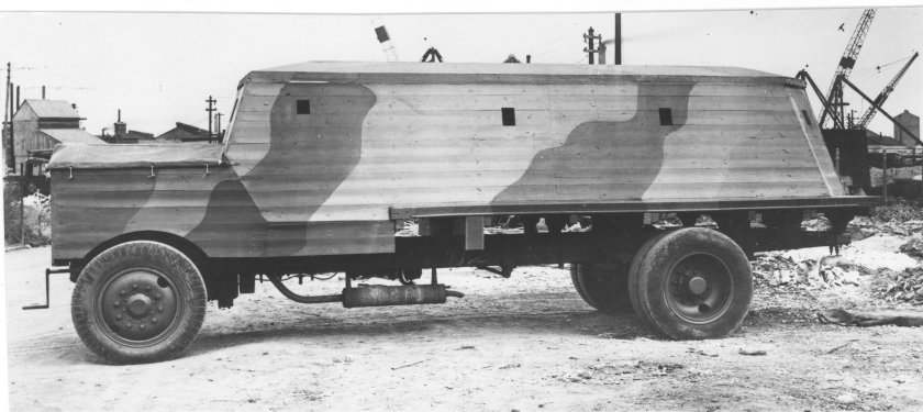 1917 Thornycroft  Bison concrete armoured lorries
