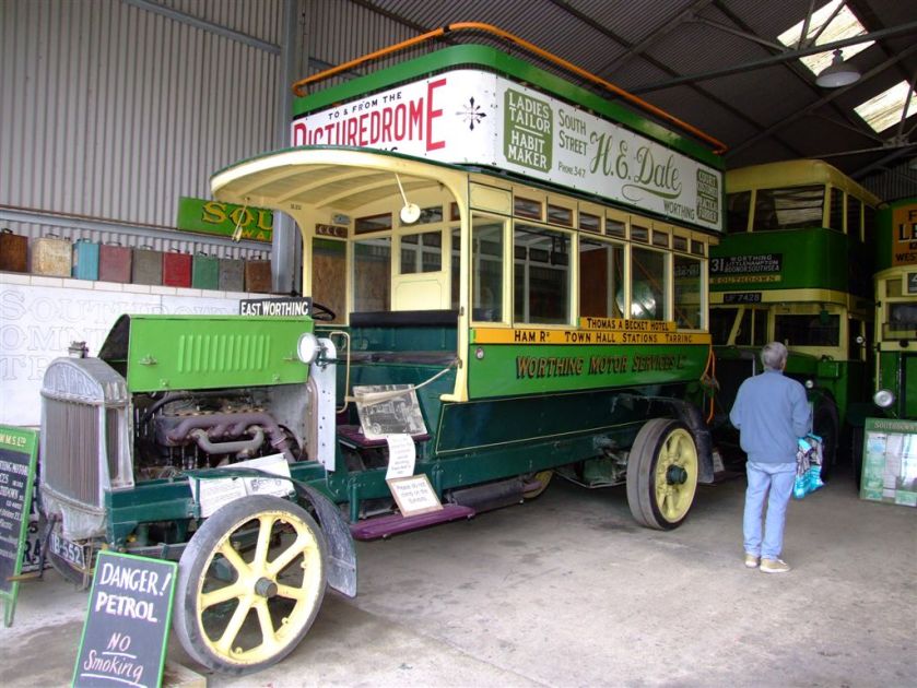 1919 Tilling Stevens bus in Amberley
