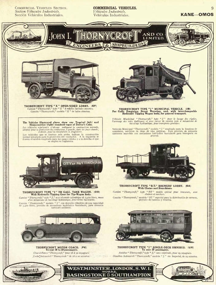 1923 Thornycroft ad
