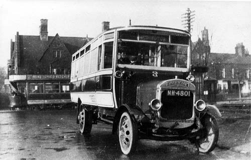 1928 Thornycroft oldbus atcockhotel