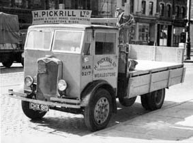 1935 Vulcan 2 ton retriever model truck with dropside body