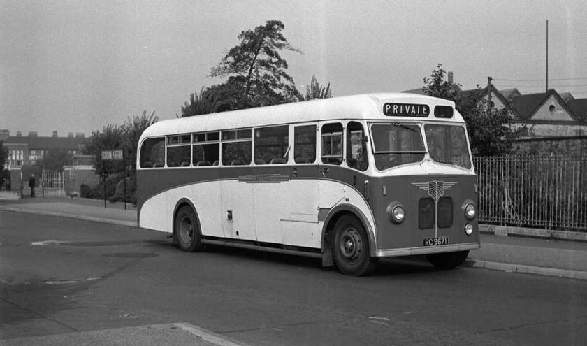 1947 AEC Regals with Willowbrook B35F bodies which were rebuilt by Willowbrook to FDP39F in 1958