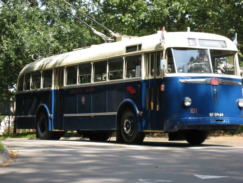1949 BUT-Verheulmuseumtrolleybus 101, GVA, Arnhem