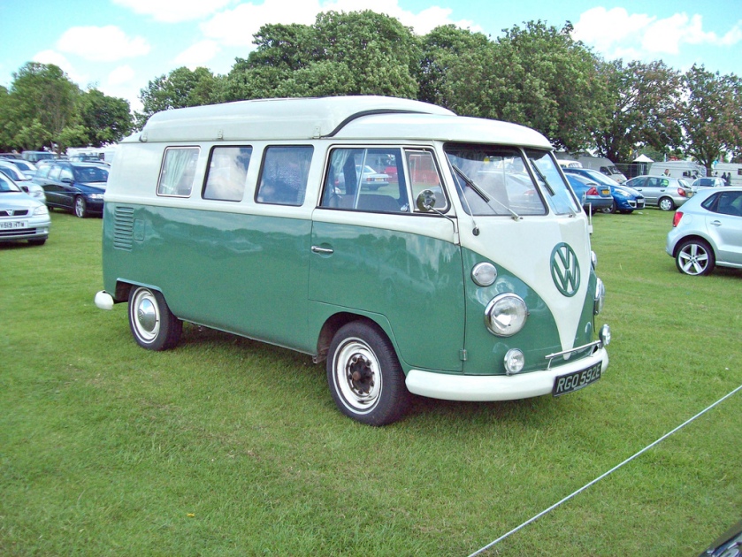 1950-67 Volkswagen Kombi Type 2 Mark T1 also called Transporter Originally with an engine of 1131cc.