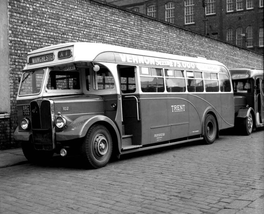 1950 AEC Regal III with Crossley gearbox and Willowbrook DP33F body
