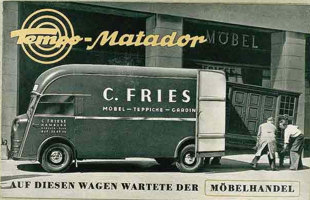 1951 Volkswagen Tempo Matador Advertisement