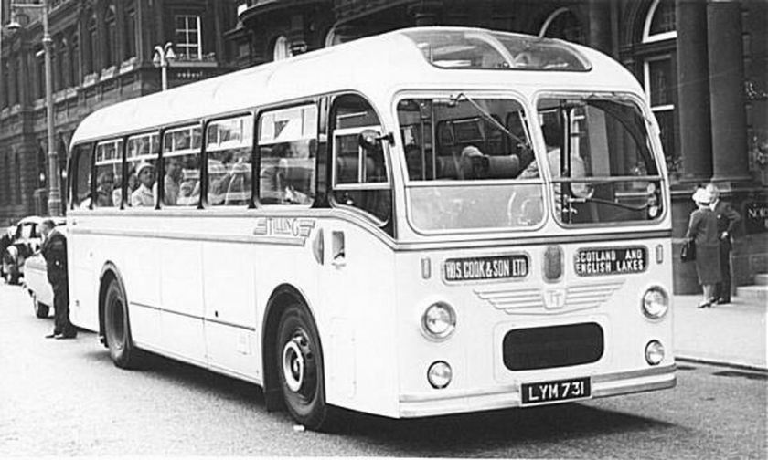 1952 AEC Regal IVwith Tillings LYM731 body and rebodied by ECW in 1960