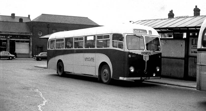 1956 Atkinson BPL745H buses bought by Venture. Like the others this had a Willowbrook body, B45F