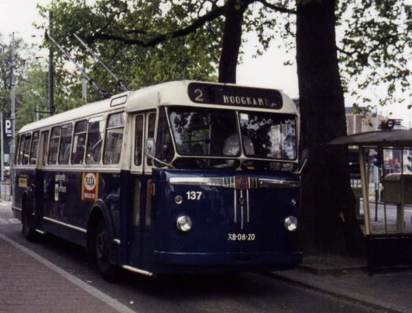 1956 GVA BUT trolleybussen bouwjaar 1956