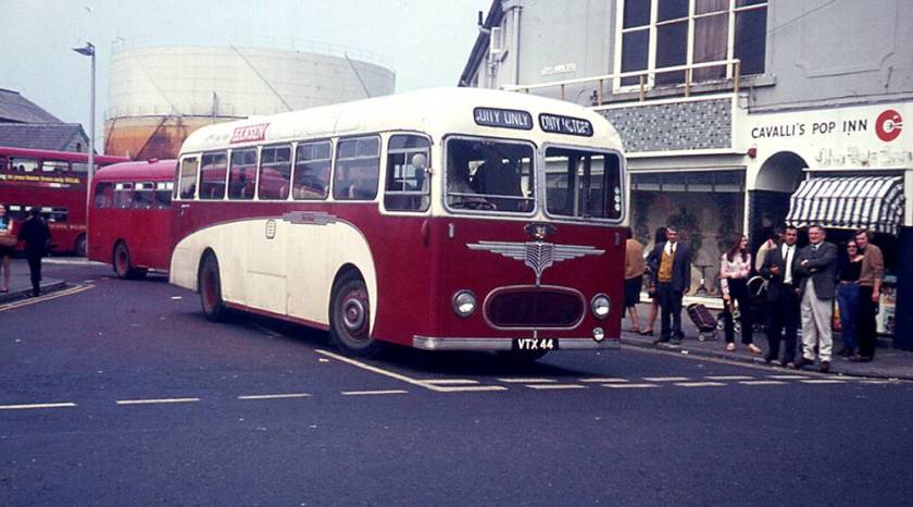 1957 Leyland Tiger Cub PSUC1-2, VTX44, with Willowbrook DP41F body