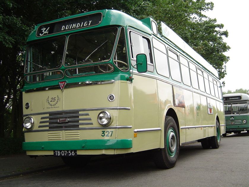 1958 Kromhout TBZ100-Verheul stadsbus 327, HTM,Den Haag.