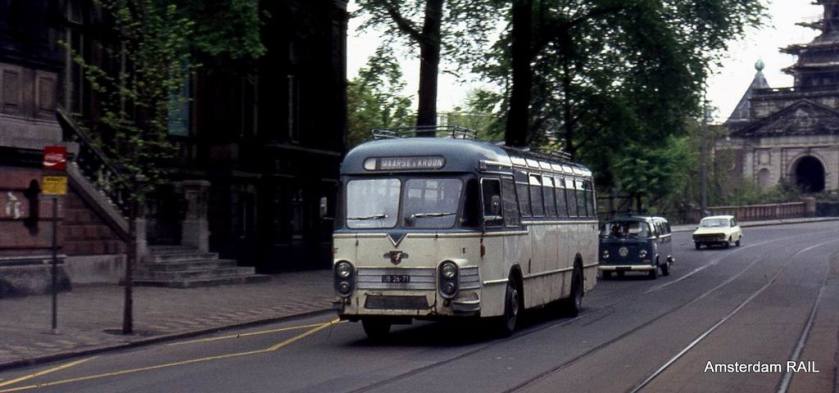 1959 Verheul bodied Leyland Worldmaster M&K Centraal Nederland semi tour bus Nr 187
