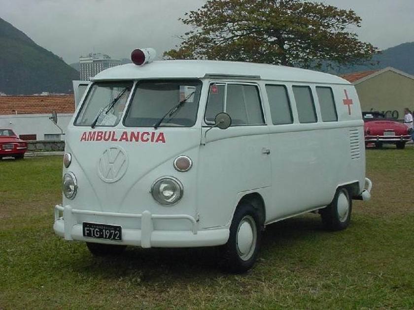 1964 VW BUS AMBULANCE VINTAGE 1964 Rio de Janeiro Brasil