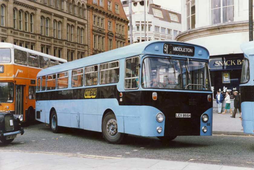 1970 AEC Swift with Willowbrook B43D body 866H