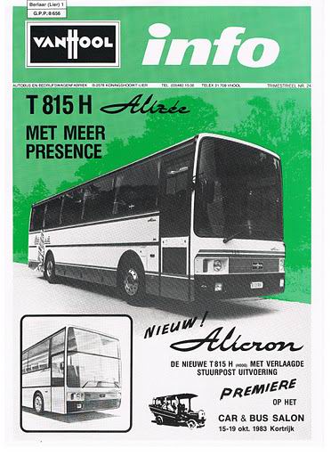 1983 VAN HOOL INFO T815H Busworld