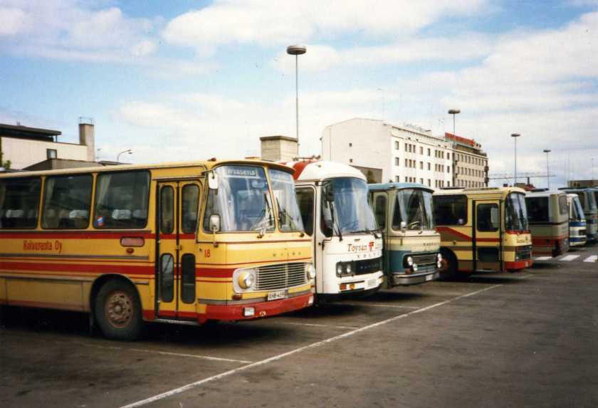 1987 Wiima Buses in Jyvaskyla old bus station