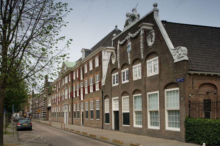 Het Werkspoormuseum in het voormalige Admiraliteitsgebouw aan de Oostenburgergracht.
