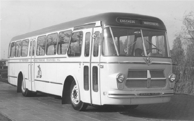Scania-Vabis met carrosserie van Verheul met het kenteken SB-80-80