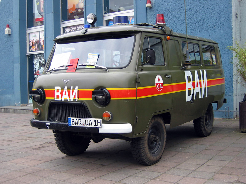 UAZ-452 Sovjet army road police