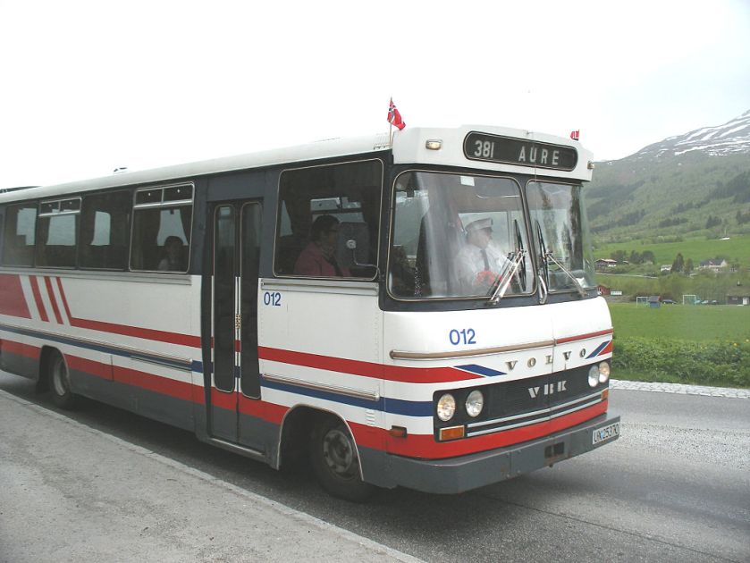 Volvo-buss med karosseri fra VBK, Aure.