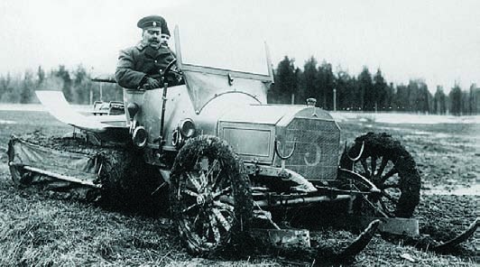 1913 Mercedes 16-45PS half-tracked vehicle