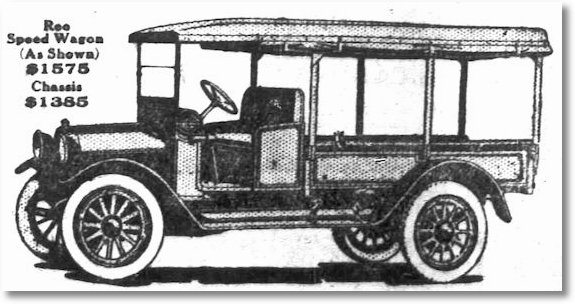 1918 The REO Speed Wagon was a motor truck manufactured by REO Motor Car Company