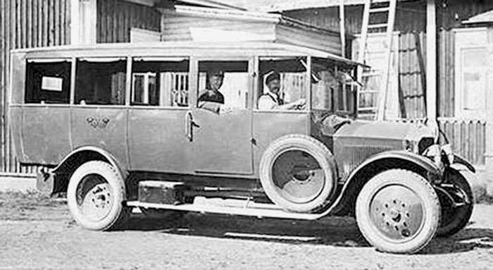 1925 Rochet-Schneider Pori-Karvia linjalla vuonna 1925 1920c