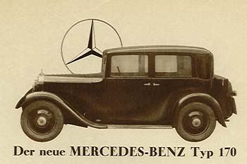 1931 Mercedes Benz 170 Reclame a